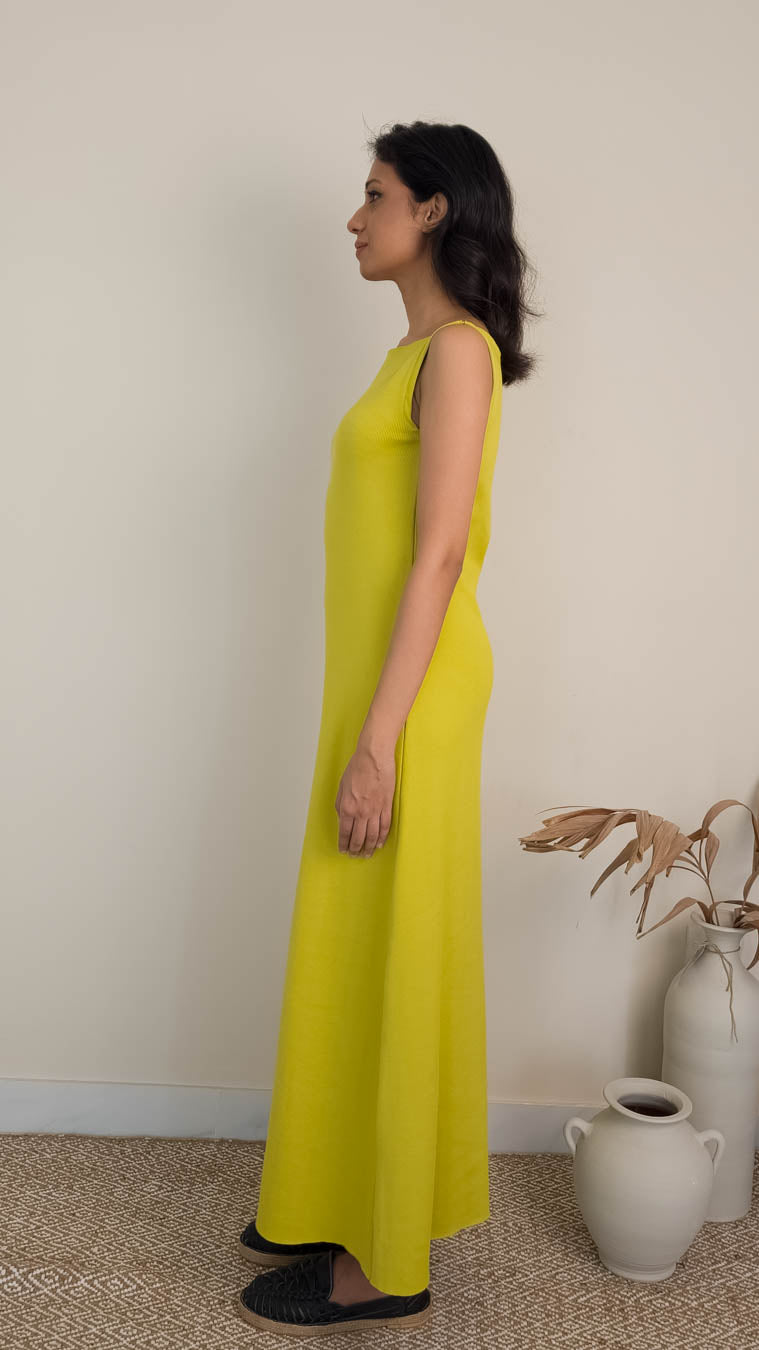 Maya Dress in Lime