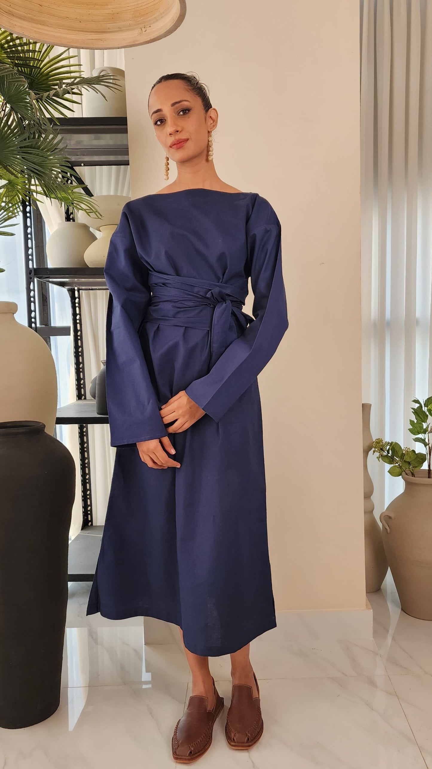 Shae Dress in Blue
