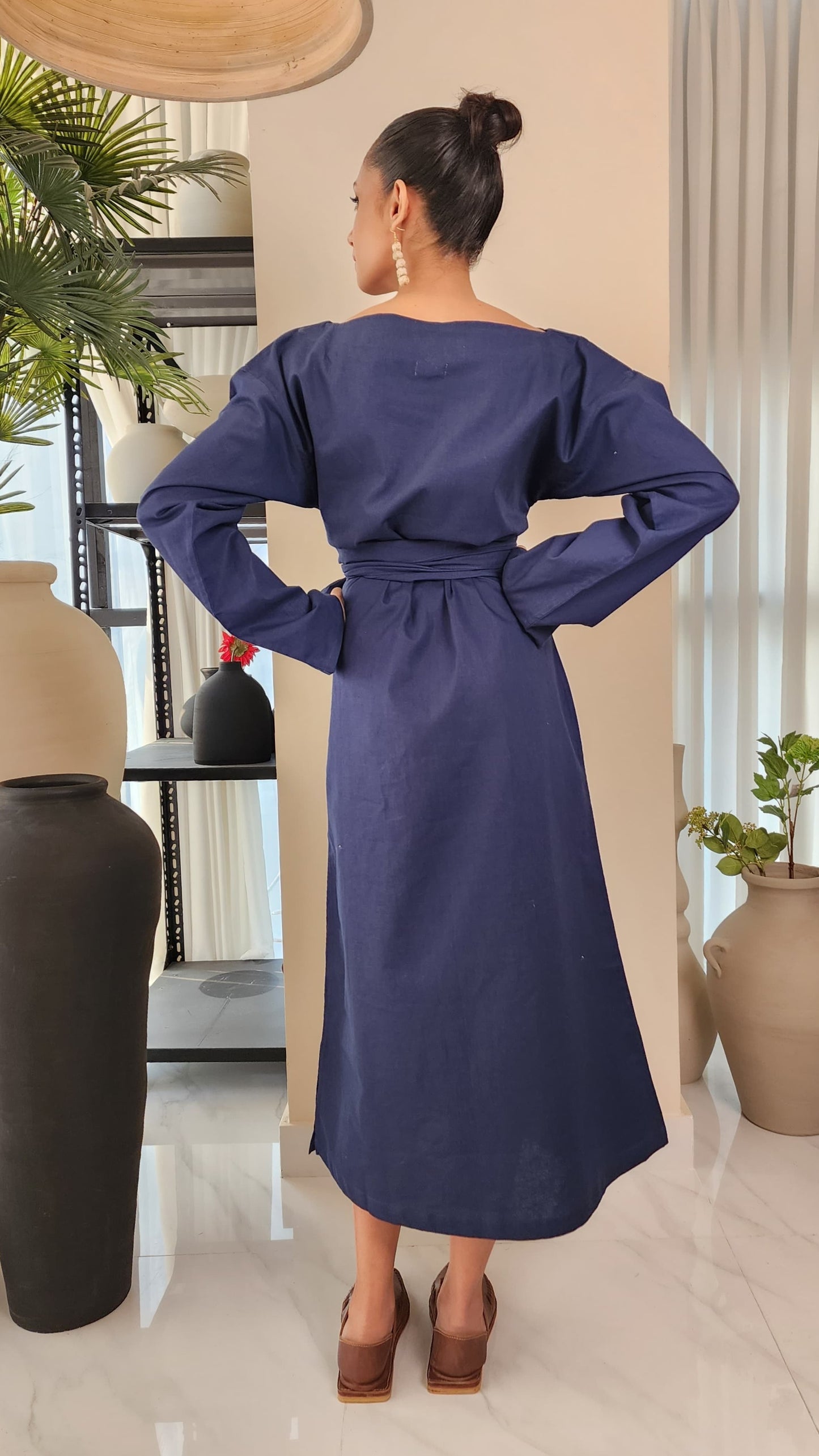 Shae Dress in Blue