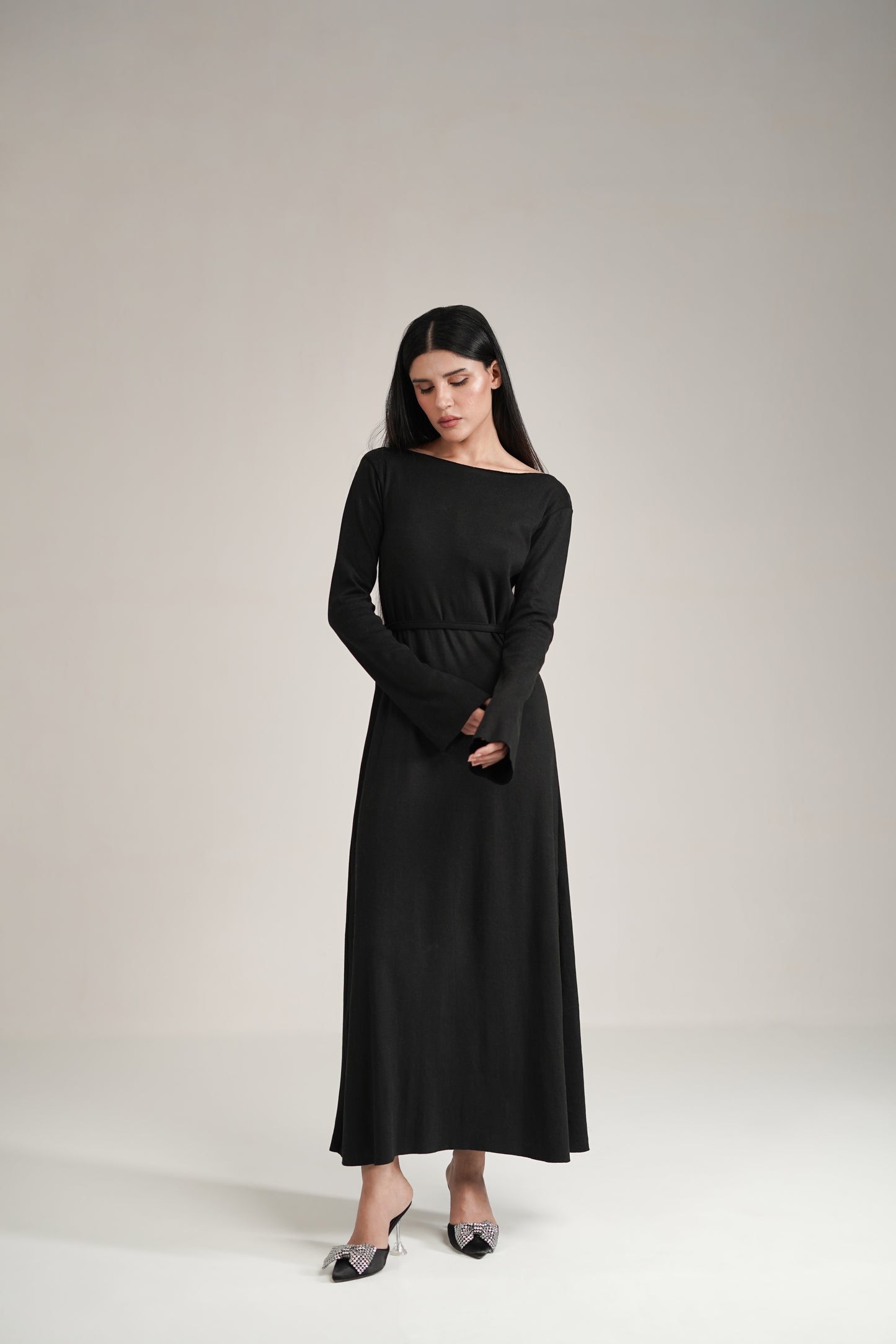 Zuri Dress in Ebony