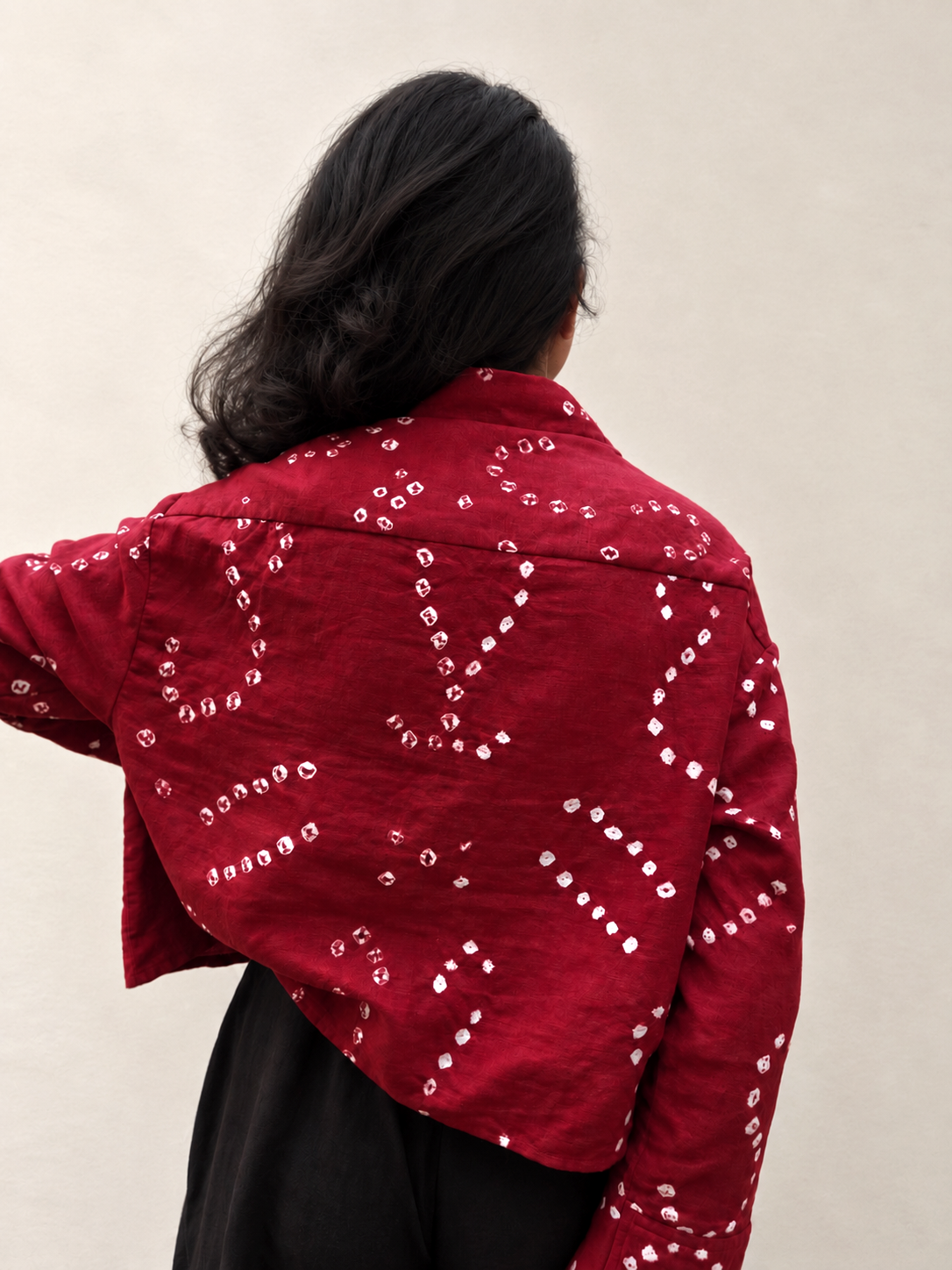 Mehr Chunri Shirt in Oxblood